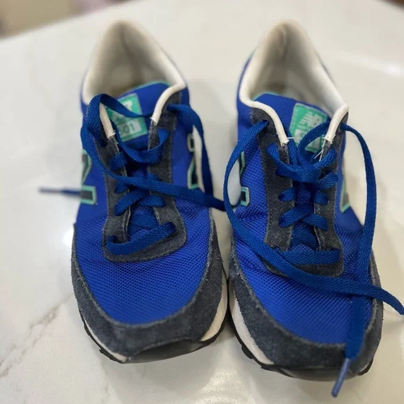 New Balance WL501COE Blue Teal Women’s Mesh Suede Sneaker Low Top Athletic - Picture 4 of 6